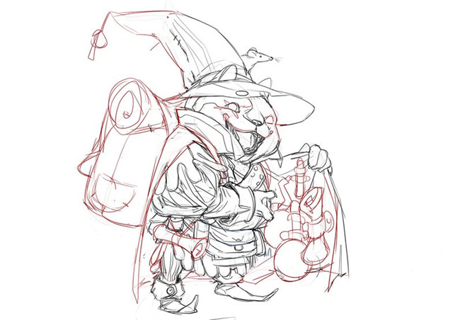 原画图文教程:制作偷偷摸摸的商人猫