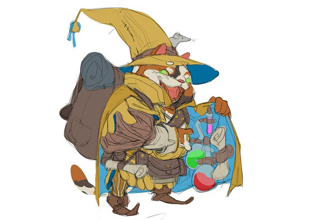 原画图文教程:制作偷偷摸摸的商人猫