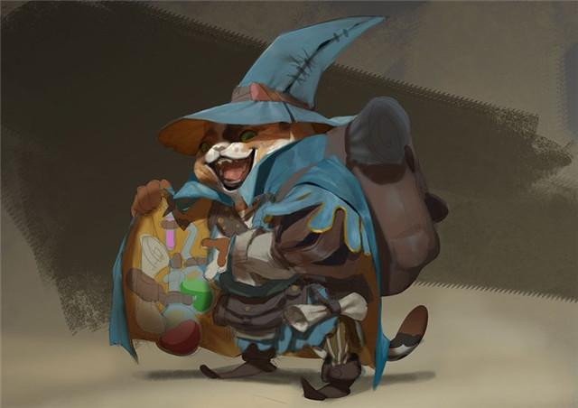 原画图文教程:制作偷偷摸摸的商人猫