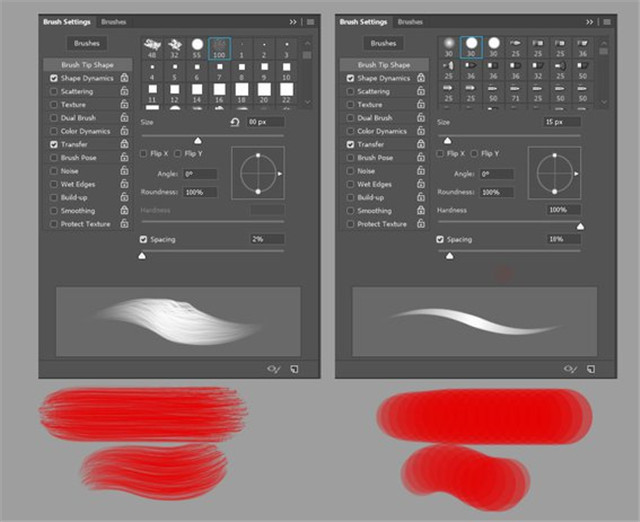PS绘画教程：四种基本头发类型的绘制