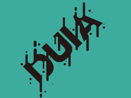 如何用PS制作融化文字效果教程