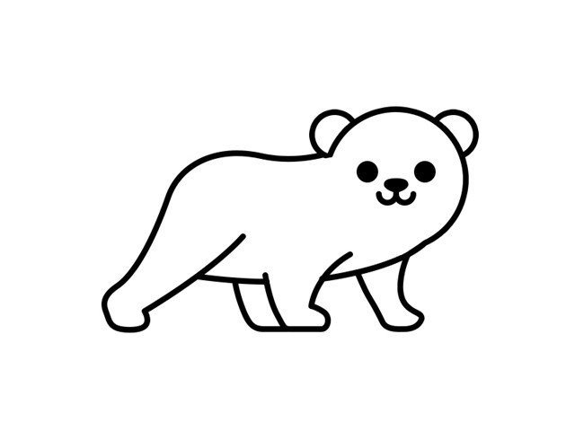 萌系动物绘制插画教程