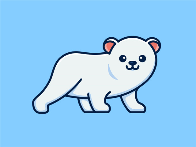 萌系动物绘制插画教程