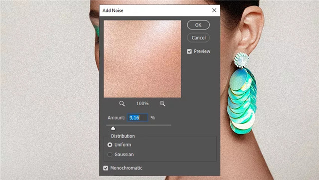 PS制作划痕艺术人像图文教程