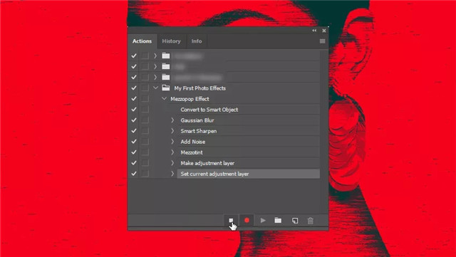 PS制作划痕艺术人像图文教程