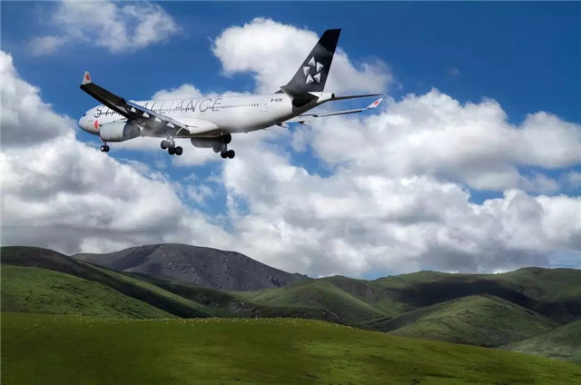 PS制作飞机云朵合成教程