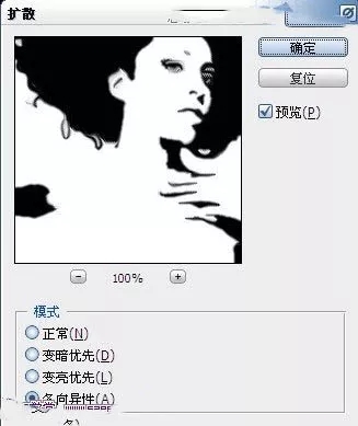 PS制作水彩效果头像画图文教程