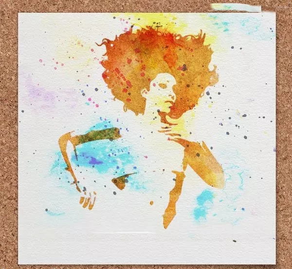 PS制作水彩效果头像画图文教程