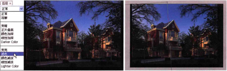 欧式风格建筑效果图制作——后期处理教程