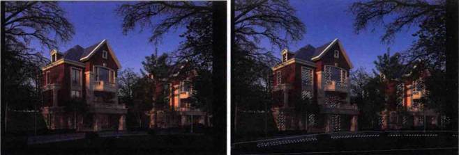 欧式风格建筑效果图制作——后期处理教程