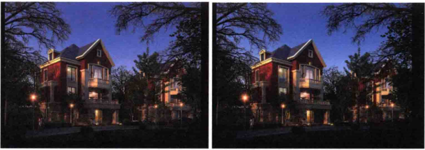 欧式风格建筑效果图制作——后期处理教程