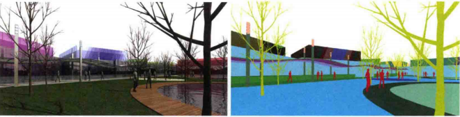 写意建筑风格如何表现——摆放配景教程