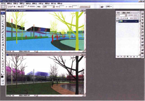 写意建筑风格如何表现——调整天空教程