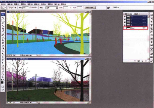 写意建筑风格如何表现——调整天空教程