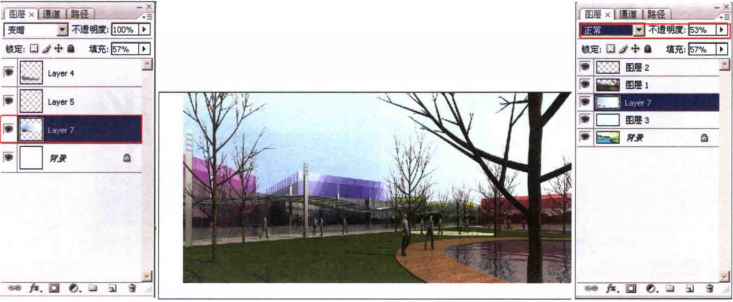 写意建筑风格如何表现——调整天空教程