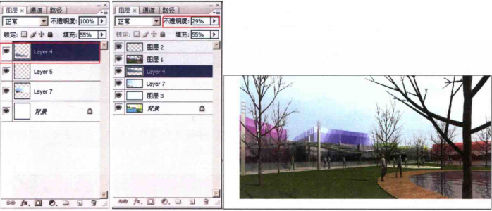 写意建筑风格如何表现——调整天空教程