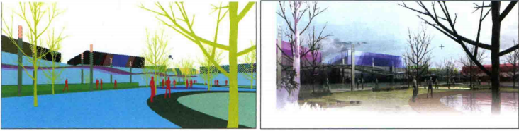 写意建筑风格如何表现——添加配景教程