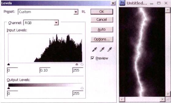 Photoshop游戏特效贴图制作（五）闪电效果、箭头
