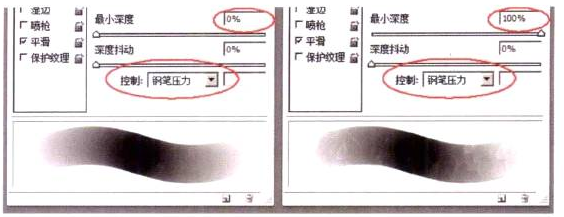 插画绘制的完美画具Photoshop应用（十五）制作笔刷②