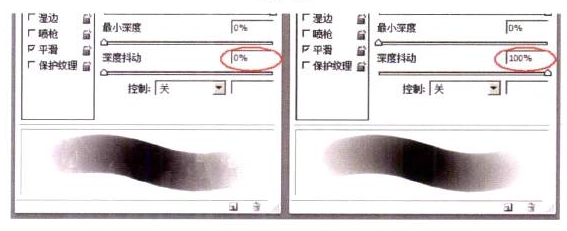 插画绘制的完美画具Photoshop应用（十五）制作笔刷②
