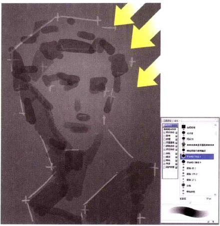 Photoshop的传统画法（一）石膏体