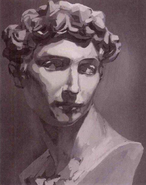 Photoshop的传统画法（一）石膏体