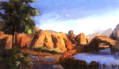 Photoshop的传统画法（六）风景绘画之昼景②