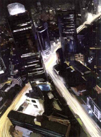 Photoshop的传统画法（七）风景绘画之夜景