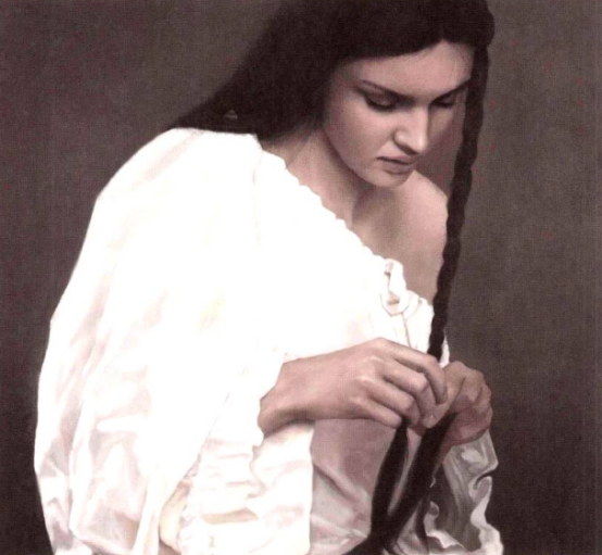 插画绘制实例之编发少女（三）调整与细化刻画