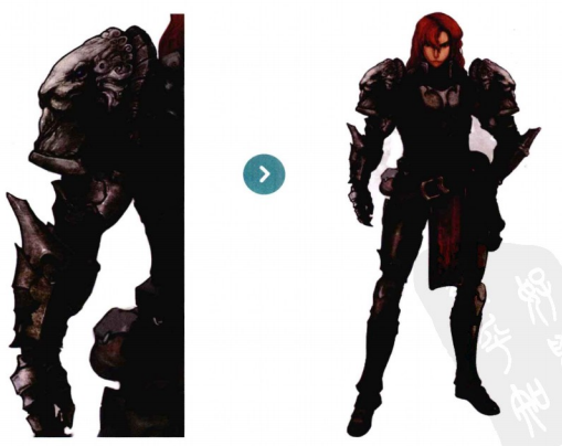 游戏原画调整与完善教程——手臂细节调整