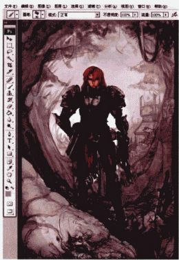 游戏原画调整与完善教程——材质铺贴