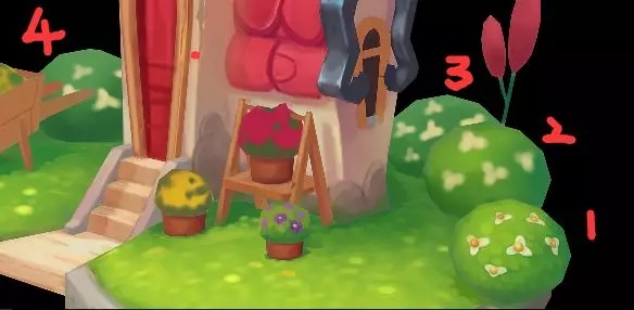 游戏模型手绘场景《小红房》案例制作教程（四）