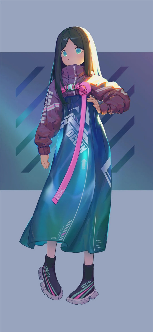 机能风少女人设原画制作教程二