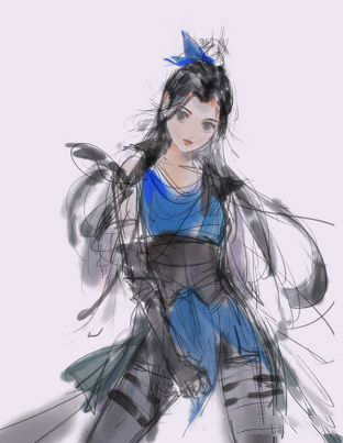 游戏原画古风角色设计图文教程