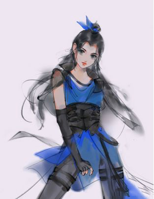 游戏原画古风角色设计图文教程