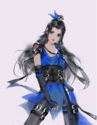 游戏原画古风角色设计图文教程