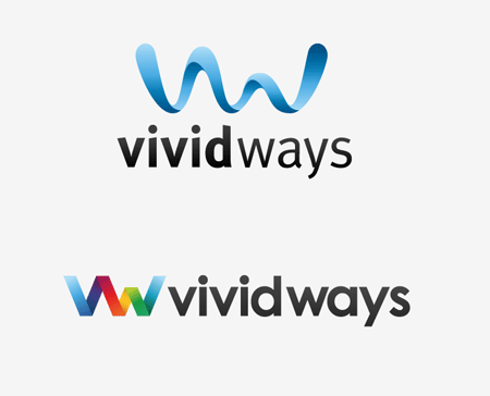 Vivid Ways的Logo设计过程概述