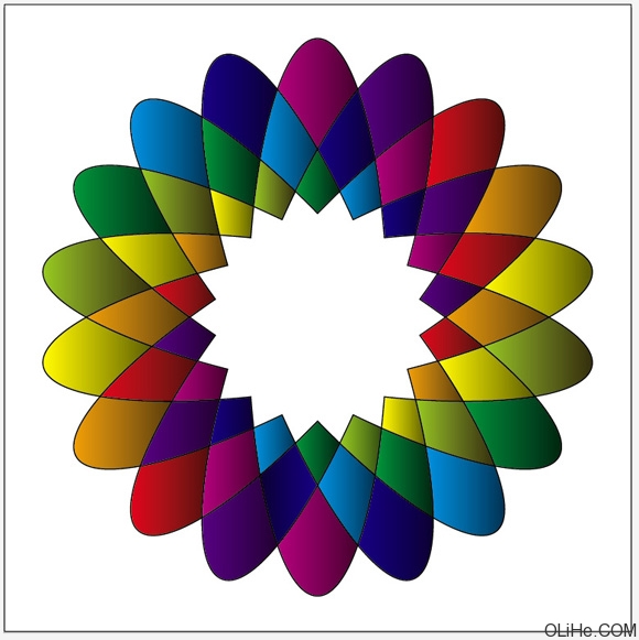 Illustrator打造激情绽放的花Logo