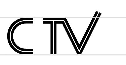 Illustrator制作CCTV电视台标志