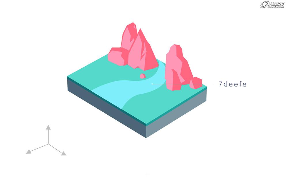 【原创】悬浮森林！AI绘制3D矢量风格插画