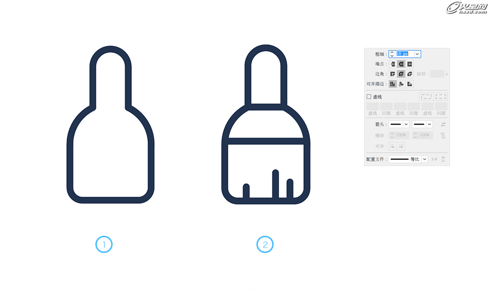 【原创】圆润可爱MBEstyle! 教你绘制MBE风格图标