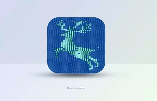 【原创教程】用AI打造温暖的鹿形织物图标