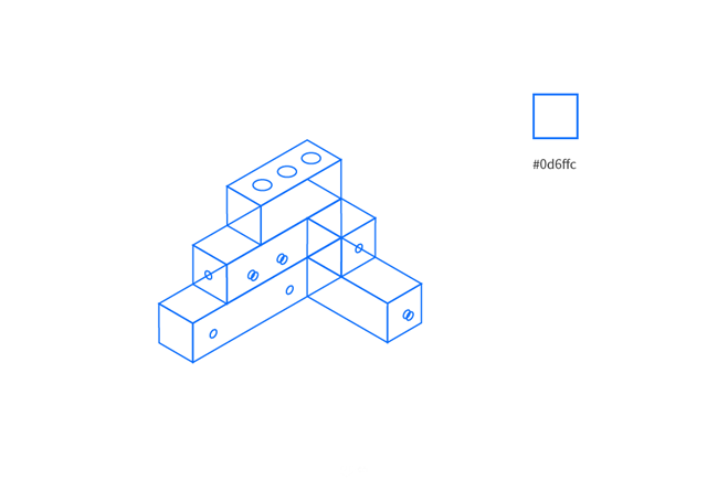 线体扁平风格宣传海报制作