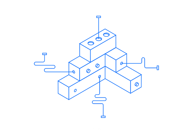 线体扁平风格宣传海报制作