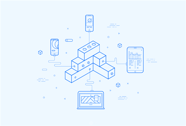 线体扁平风格宣传海报制作