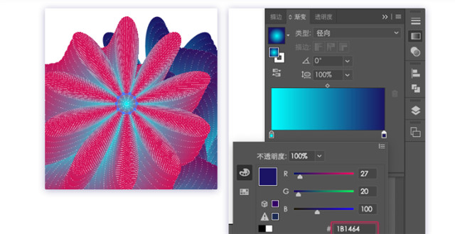 AI绘画教程:混合功能制作艺术立体图案