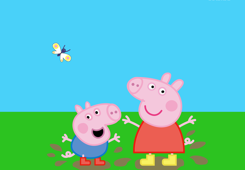 佩奇插画：用AI绘制卡通风格的小猪佩奇