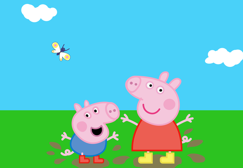 佩奇插画：用AI绘制卡通风格的小猪佩奇