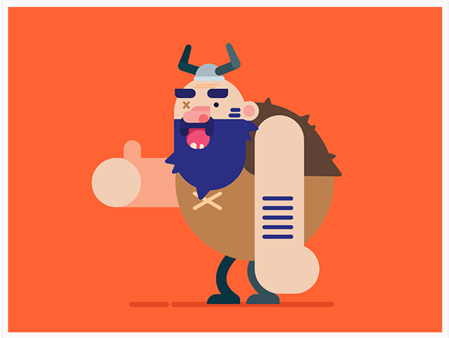 AI绘制维京人插画教程