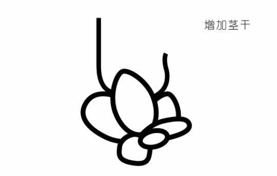 ai教程：多肉植物扁平风线体插画